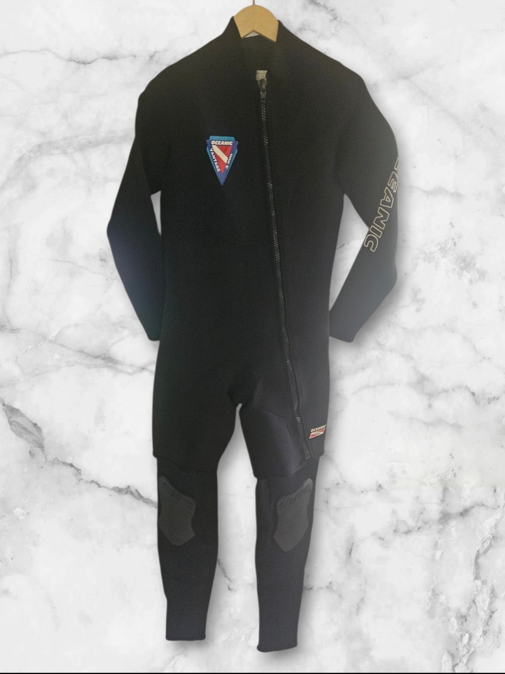 Oceanic Vantage 3mm 2 Piece Wetsuit Set Mens Large VTG Scuba Dive